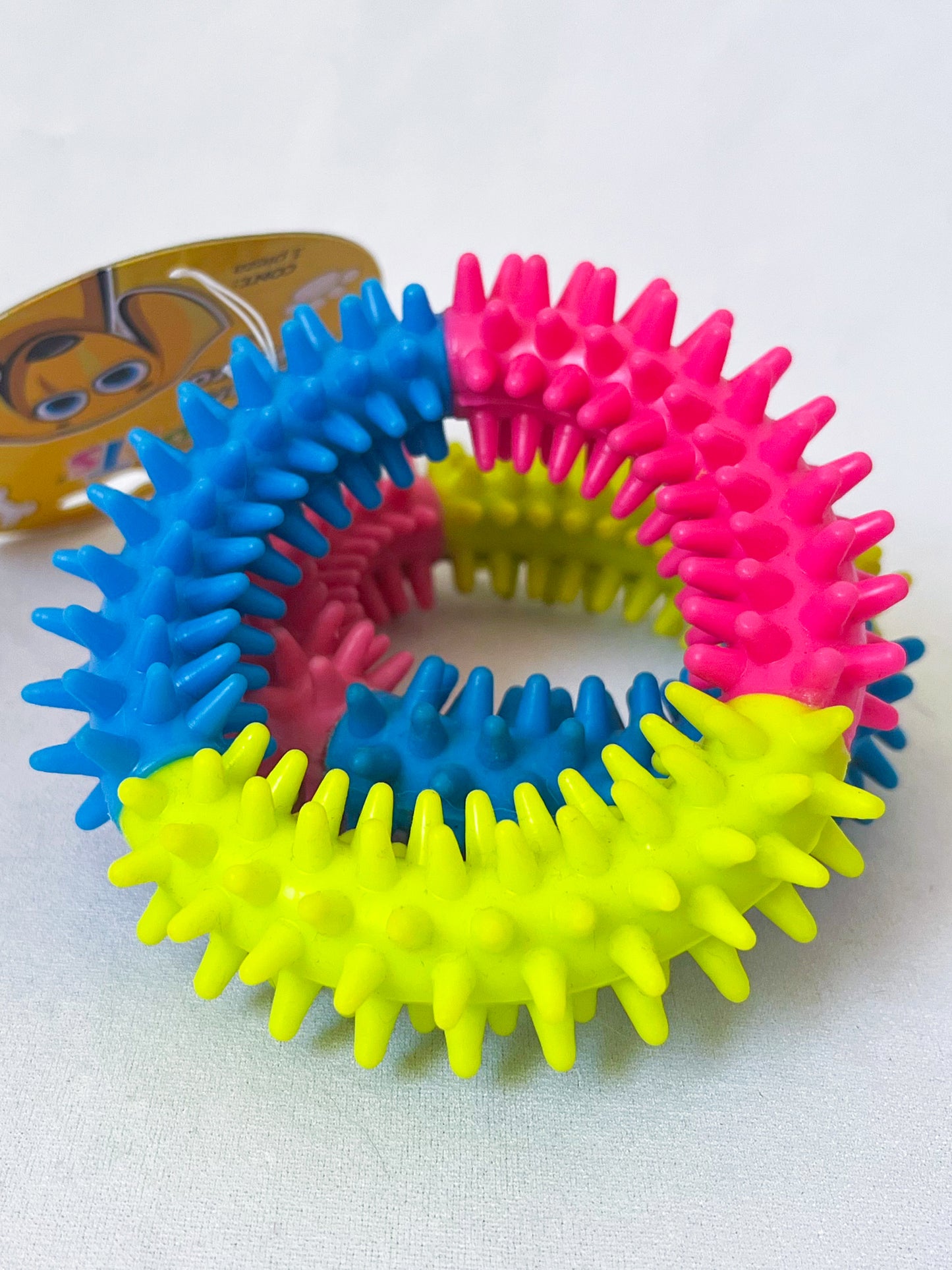 Juguete Aro tricolor de hule