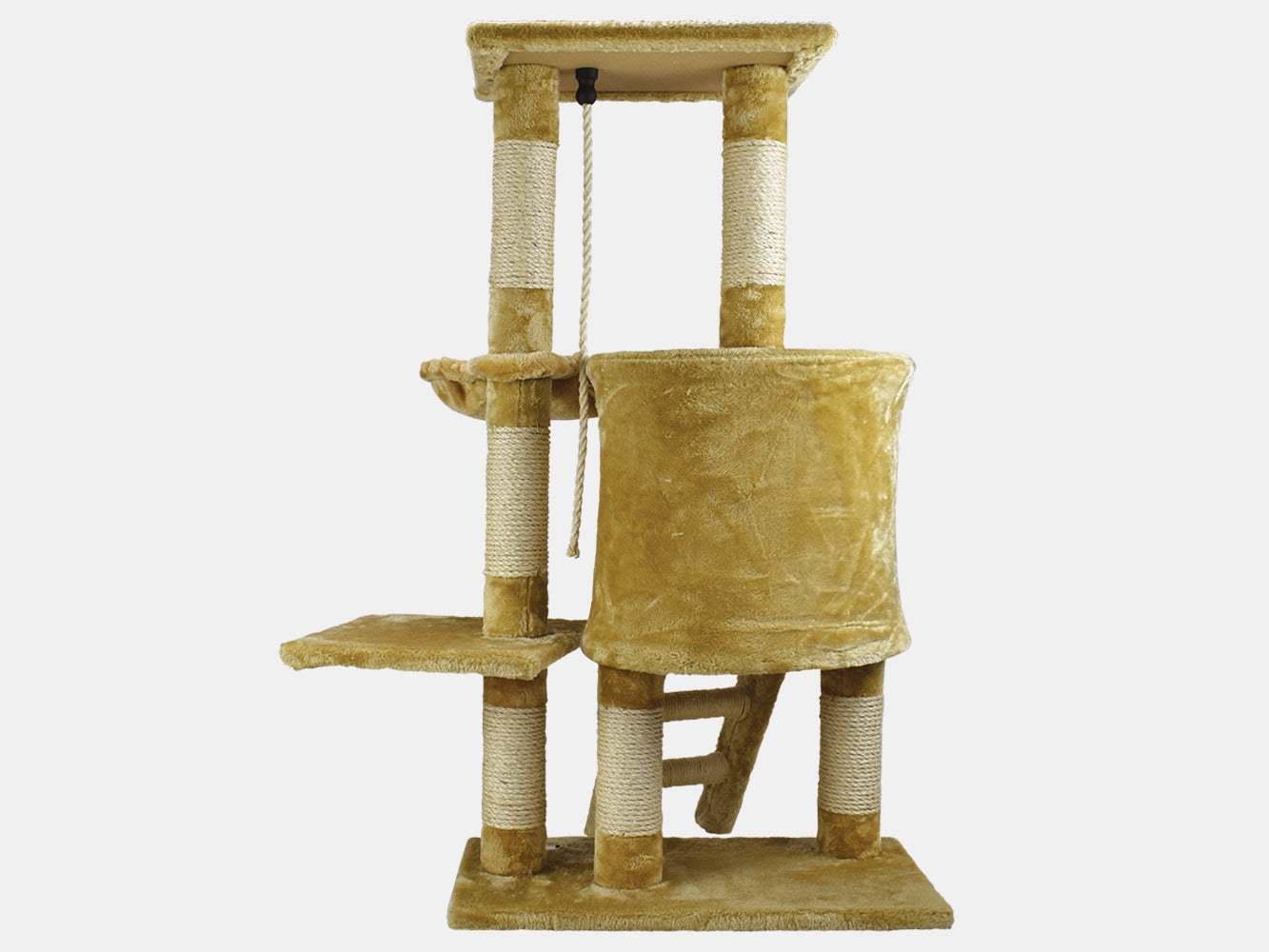 Mueble para gato con escalera y hamaca