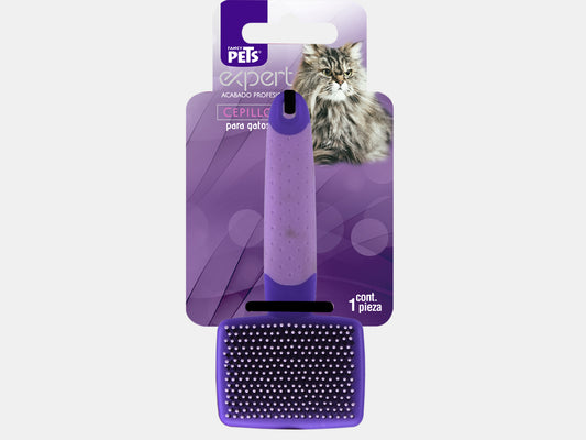 Cepillo para gato con puntas redondas