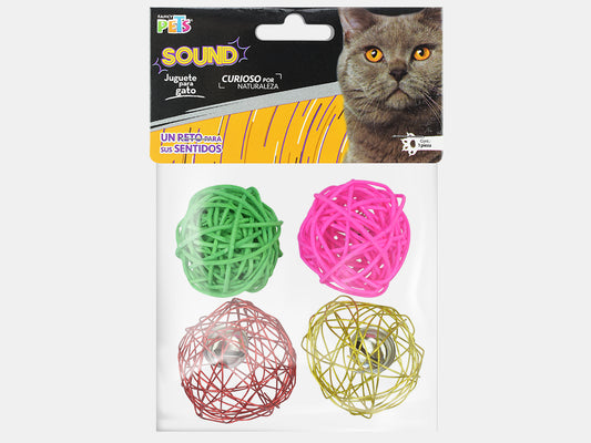 Juguete para gato bola sound